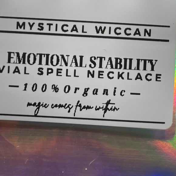Emotional Stability Spell Necklace - Picture 2 of 2